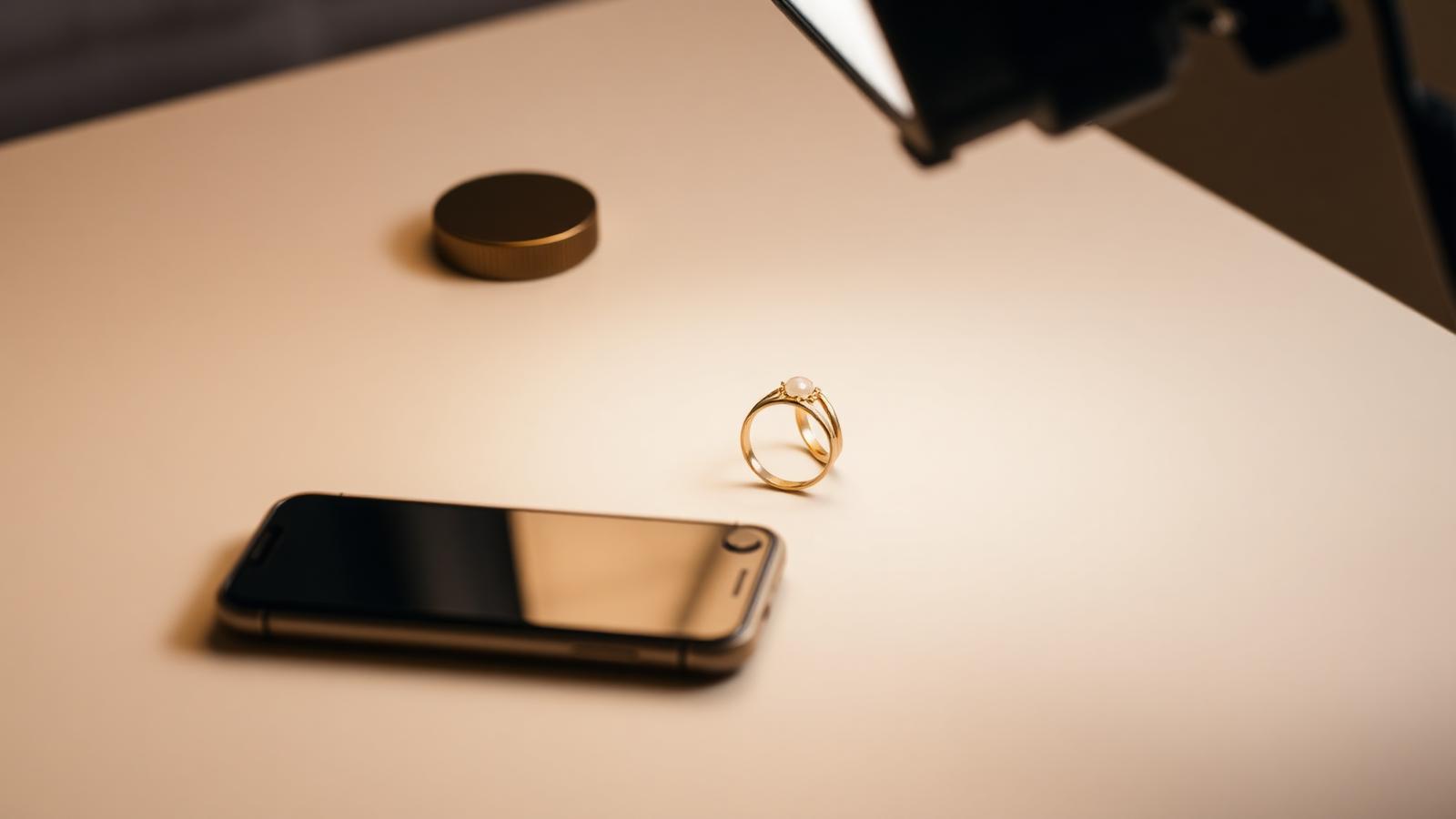 Vintage stilleven bij sieraden fotograferen voor taxatie — de foto's die een specialist echt kan gebruiken