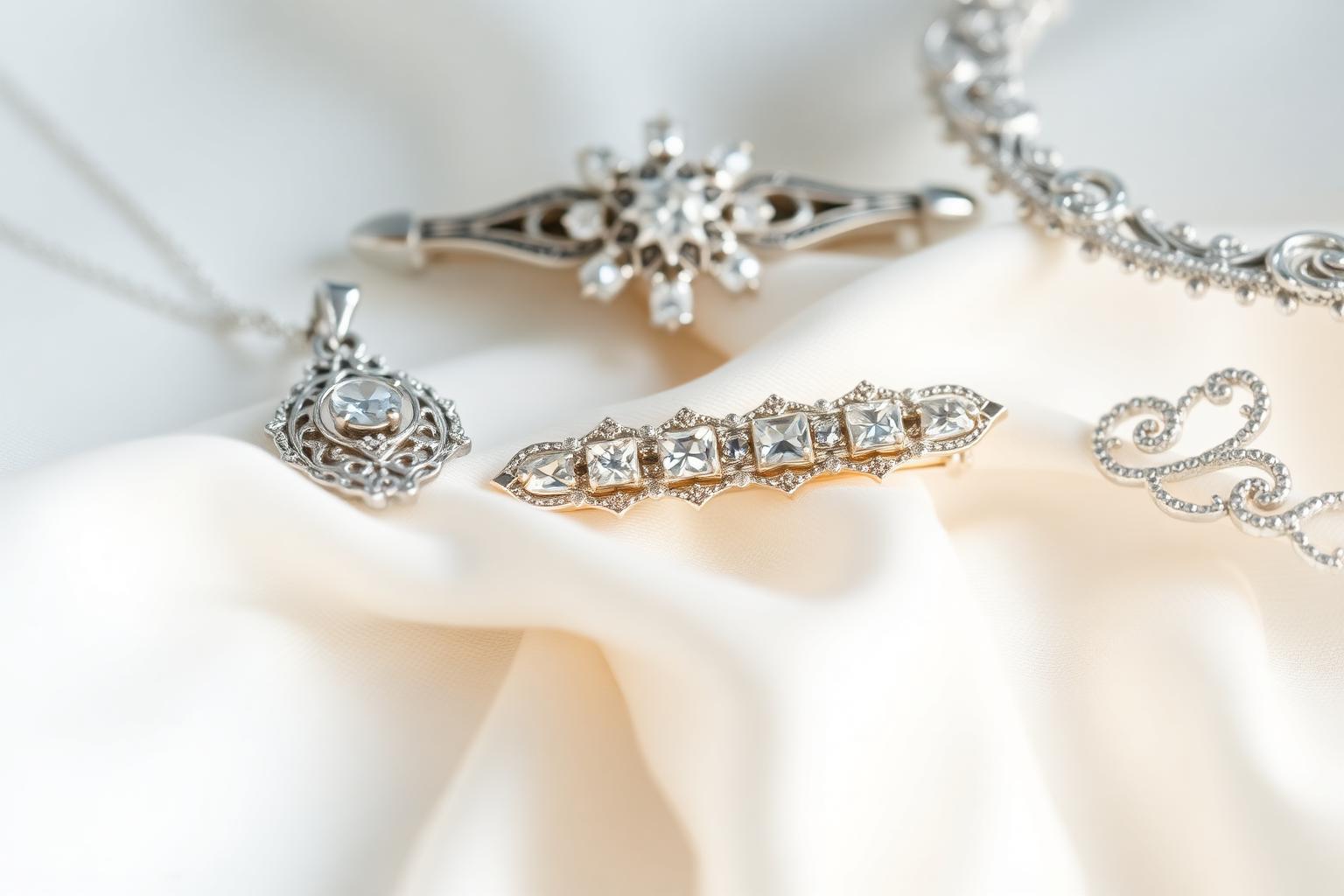 Vintage still life edwardiaans jewellery (1901–1915)